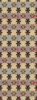 Raster illüstrasyonu. Küçük çiçekteki sevimli çiçek deseni. Çizim.