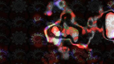 Moda arka planında parlak buketler. Raster illüstrasyonu. Eski usul küçük çiçekli şirin bir eskiz deseni. Kumaş, duvar kâğıdı ve kağıda yazdırmak için gelişen arkaplan.