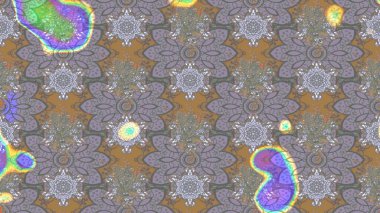 Düz Çiçek Elementleri Tasarımı. Çiçek deseni. Raster illüstrasyonu. Chichi 'nin kumaş kalıbını çiz. Renkli Bahar Teması çizim şablonu.