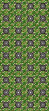 Kusursuz kıvırcık saçlar. Doğulu stili, altın elementli yeşil, gri ve bej renklerde altın desenli arabesk yapar. Raster altın desen.