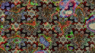 Suluboya, elle çizilmiş. Eskiz arkaplan modeli. Raster illüstrasyonu. Gri ve kahverengi yapraklı yabani çiçekler.