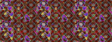 Eski usul küçük çiçekli şirin bir eskiz deseni. Raster illüstrasyonu. Kumaş, duvar kağıdı ve kağıt üzerine baskı yapmak için gelişen arka plan. Moda arka planında parlak buketler.