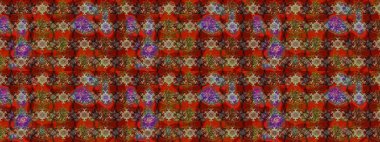 Kızılderili desenli desenli desenli şal deseni. Raster Henna dövme stili. Etnik Mandala süsü. Tekstil, tebrik kartı, boyama kitabı, telefon kılıfı baskısı için kullanılabilir.