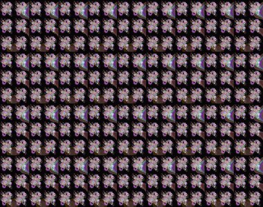 Sketch Colour Spring Theme eskiz kalıbı. Siyah ve kahverengi renkte çiçekler. Sevimli çiçek raster deseni. Düz Çiçek Elementleri Tasarımı.