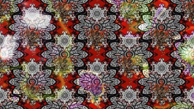 Çiçek izi. Suluboya çizim kalıbı. Suluboya tarzında gri ve kahverengi renkte çiçekler.