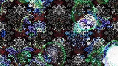 Raster Güzel kumaş deseni. Çiçek arkaplan ile soyut zarafet çizim deseni.