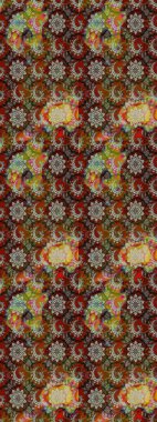 Çizim kalıbı. Organik motif arka planı. Ultraviyole kumaş deseni. Raster illüstrasyonu.