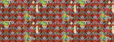 Raster - stok. Eskiz arkaplan modeli. Suluboya, elle çizilmiş. Vadinin çiçekleri gri ve kahverengi renklerde.