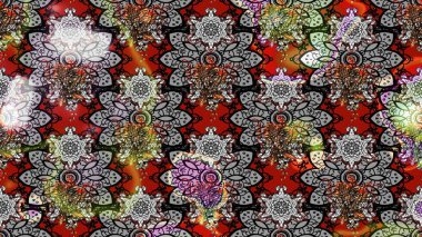 Çiçek izi. Suluboya çizim kalıbı. Suluboya tarzında gri ve kahverengi renkte çiçekler.