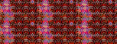 Kahverengi ve kırmızı renklerde güzel bir tekstil. Suluboya çiçekli çiçek deseni. Raster illüstrasyonu.