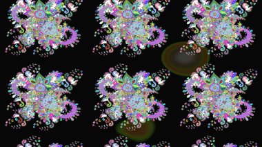 Botanik çizim kalıbı. Suluboya etkisi. Raster deseni. Organik elementler.