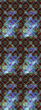 Düz Çiçek Elementleri Tasarım Raster illüstrasyonu. Çiçek desenli eskiz. Renkli Bahar Teması eskiz kalıbı. Mavi ve kahverengi renkte çiçekler.