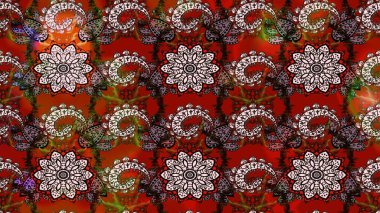 Raster deseni. Küçük çiçekte güzel bir çiçek deseni var. Çiçekli çiçek deseni, suluboya..