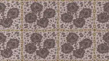 Renkli unsurlarla hareketli arka plan görüntüleri. Çiçekler. Eski model. Bayrak tarzı. Video kaydı. Şablon. Döngü. Kusursuz.. 