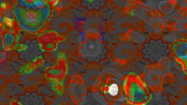 Parlak çiçekli kahverengi ve gri renkler üzerine soyut çizim deseni. Küçük çiçekte hoş bir çiçek deseni var. Çiçek elementli zarif raster dokusu..