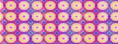 Suluboya tarzında pembe ve nötr renklerde. Raster illüstrasyonu. Küçük çiçekli bahar deseni çiz.