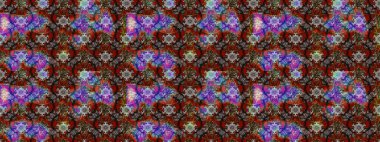 Raster illüstrasyonundaki çiçek desenli çizim. Suluboya tarzında kahverengi ve gri renkte çiçekler.