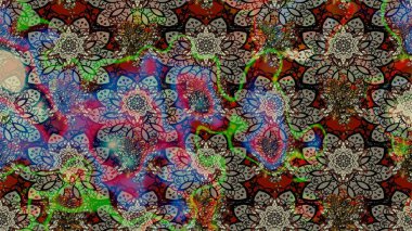 Düz Çiçek Elementleri Tasarımı. Renkli Bahar Teması eskiz kalıbı. Parlak arkaplan eskiz desenli çiçekli fantezi tasarımı.