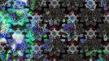 Gri ve siyah çiçekli eskiz deseni, suluboya çiçek deseni, sevimli çiçek, duvar kağıdı, kart veya kumaş için fayanslı. Raster - stok.