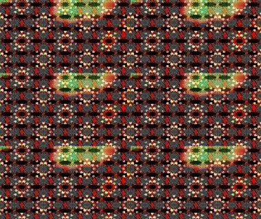 Hoş bir çiçek geçmişi var. Güzel kumaş deseni. Raster illüstrasyonu. Küçük çiçekte çizim deseni.