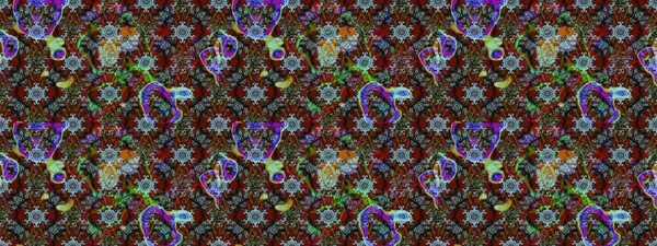 Çiçek desenli çizim. Düz Çiçek Elementleri Tasarımı. Kahverengi ve gri renkli çiçekler. Raster illüstrasyonu. Renkli Bahar Teması eskiz kalıbı. Asya tekstil tarzında.