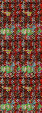 Raster illüstrasyonu. Tekstil veya kitap kapakları, imalat, duvar kağıtları, baskı, hediye paketi ve yapıştırma kitabı için çiçek eskizi geçmişi. Küçük ölçekli çiçeklerdeki basit sevimli desen.