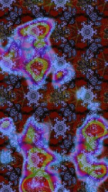 Güzel kumaş deseni. Çiçek arkaplan. Çizim raster deseni.