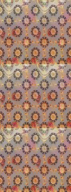 Nazik, narin çiçek arkaplanı. Çiçekli karalama şeklinde Raster çiçek deseni. Gri ve bej renkli çiçekler.