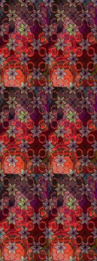 Çiçek arkaplan. Güzel kumaş deseni. Çizim raster deseni.