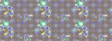 Yatak çarşafları, ceket, paket tasarımı, kumaş ve moda kavramları için tekstil baskısı. Eskiz modeli etnik tasarım. Çiçekleri, deniz kabukları, mandalaları ve suluboya efektleri olan deniz altyapısı.