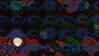 Renkli Bahar Teması eskiz kalıbı. Çiçekli eskiz arkaplanı. Çocuk stili. Düz Çiçek Elementleri Tasarımı.