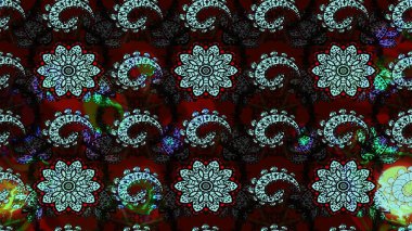 Sınır Kızılderili çiçekli paisley patten. Raster Henna tarzı. Taslak süsleme izi. Tebrik kartı geçmişi, boyama kitabı, arkaplan ve tekstil için kullanılabilir. Etnik Mandala havlusu.