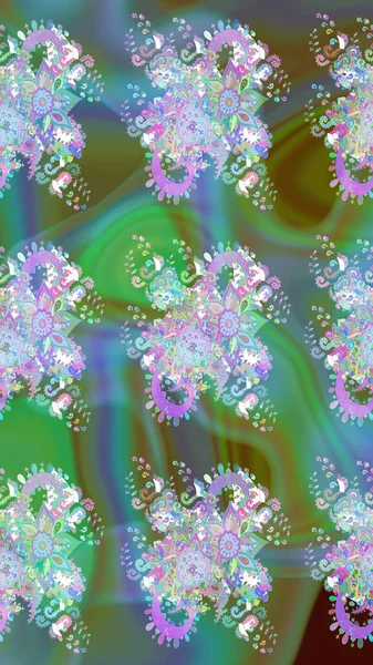 Raster Güzel kumaş deseni. Çiçek arkaplan ile soyut zarafet çizim deseni.