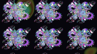 Güzel suluboya yaz çiçekleri deseni..