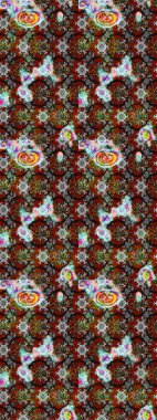 Çiçek arkaplan. Raster deseni. - Gri ve kahverengi çiçekler. Çiçek kolajı. Doğa. Küçük çiçekte güzel bir desen var. Çiçek bileşimi.