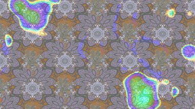 Renkli Bahar Teması eskiz kalıbı. Sevimli çiçek raster deseni. Gri ve nötr renkte çiçekler. Düz Çiçek Elementleri Tasarımı.