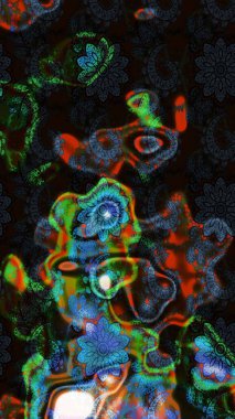 Raster çiçekli arka plan. Güzel kumaş deseni. Düz Çiçek Elementleri Tasarımı. Güzel eskiz şekli. Renkli Yaz Temalı eskiz kalıbı. Yazdır.