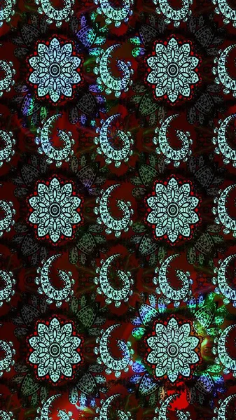 Tekstil tasarımı için siyah ve kahverengi renkli geleneksel halk çiçekleri buketi. Üzerinde gelincikler ve vadi zambakları olan renkli çiçek desenli nakış..