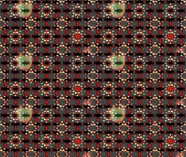 Raster illüstrasyonundaki çiçek desenli çizim. Güzel kumaş deseni. Renkli Bahar Teması eskiz kalıbı. Düz Çiçek Elementleri Tasarımı.