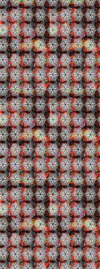 Çiçekli karalama şeklinde Raster çiçek deseni. Gri ve nötr renkte çiçekler. Yumuşak, bahar çiçekli arka plan.