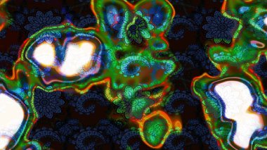 Çiçekli bahar çiçekleri. Moda baskıları için zarif bir şablon. Motley illüstrasyonu. Robot resim. Küçük çiçekte güzel bir desen. Küçük renkli çiçekler..