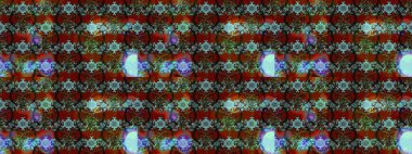 Parlak çiçekli kahverengi ve kırmızı renkler üzerine soyut çizim deseni. Küçük çiçekte hoş bir çiçek deseni var. Çiçek elementli zarif raster dokusu..