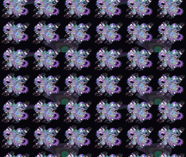 Taslak süsleme izi. Raster Henna tarzı. Tebrik kartı geçmişi, boyama kitabı, arkaplan ve tekstil için kullanılabilir. Etnik Mandala havlusu. Sınır Hindistan çiçek desenli paisley patentli.