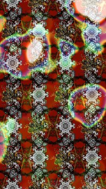 Raster Güzel kumaş deseni. Çiçek arkaplan ile soyut zarafet çizim deseni.