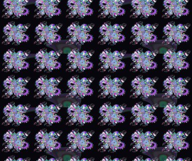 Taslak süsleme izi. Raster Henna tarzı. Tebrik kartı geçmişi, boyama kitabı, arkaplan ve tekstil için kullanılabilir. Etnik Mandala havlusu. Sınır Hindistan çiçek desenli paisley patentli.