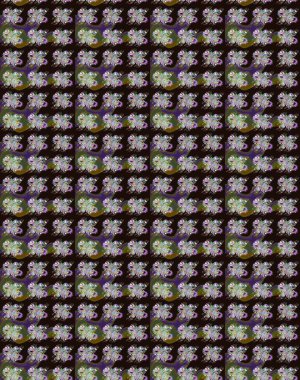 Gri ve yeşil renkli çiçekler. Tropik çiçekler. Gömlek çizimi Arkaplan Deseni.