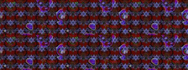 Güzel çiçek deseni. Kırmızı ve kahverengi renkte çiçekler. Düz Çiçek Elementleri Tasarımı. Renkli Bahar Teması çizim şablonu.