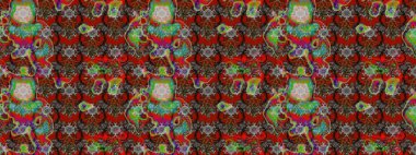 Kahverengi ve kırmızı renkte çiçekler. Çiçek desenli eskiz. Tişört baskısı için çiçek boyama rasteriName.