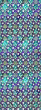 Raster illustration. Floral pattern. Flourish ornamental spring garden texture. Flower sketch background.