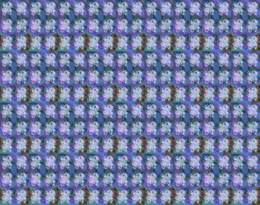 Mavi ve mor renkli çiçekler. Renkli Bahar temalı eskiz kalıbı. Çiçekli çiçek deseni, suluboya. Düz Çiçek Elementleri Tasarım Raster illüstrasyonu.